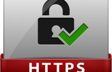 HTTPS lock symbol with a green checkmark