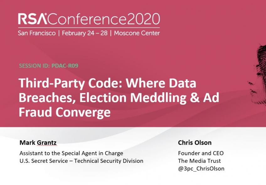RSA 2020 - Third-party Code Risks