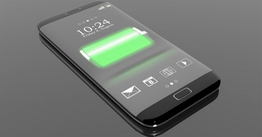Mobile phone battery level