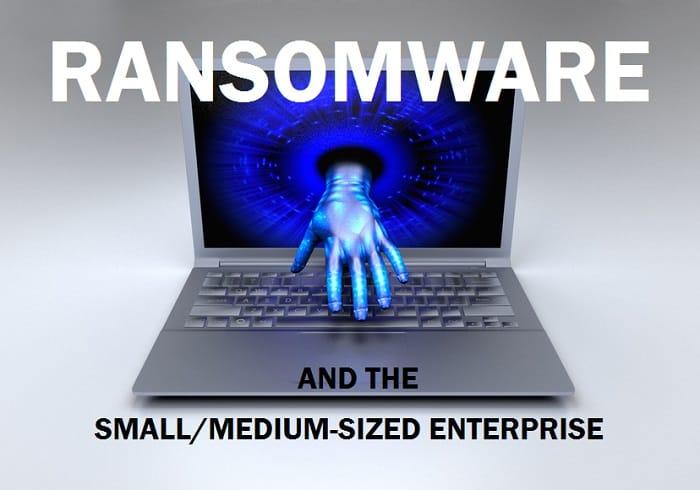 A blue hand reaching out of a laptop computer screen