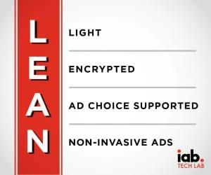 LEAN: Light, Encrypted, Ad Choice Supported, Non-Invasive Ads